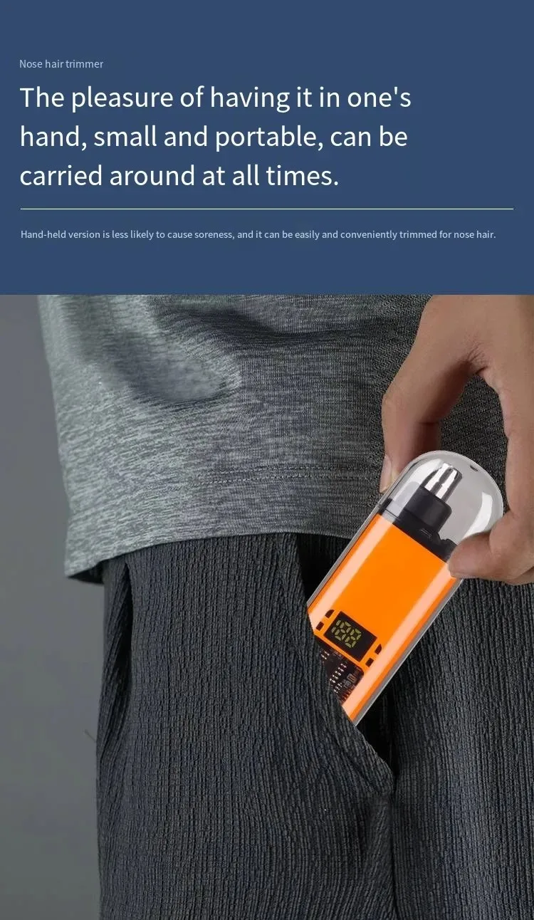 Nose Hair Trimmer Portable Trimmer for Nose Mini Nose and Ear Hair Trimmer Portable Nose Trimmer Rechargeable Trimmer for Man
