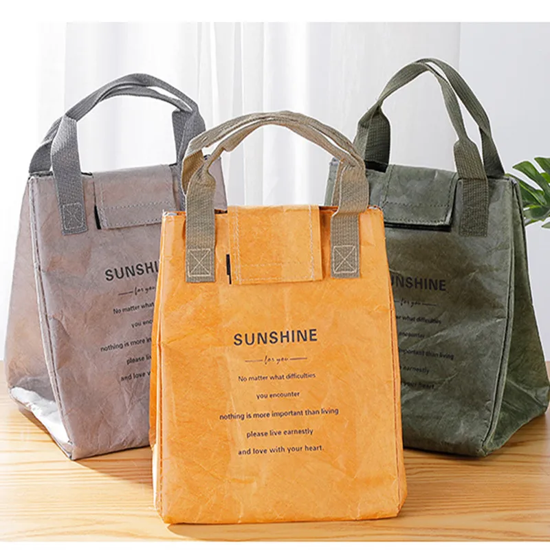 Foldable Reusable Leakproof Food Container Lunch Bag – Large Capacity Waterproof Therma... - SKU FLB01527 - UGI Packaging