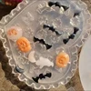 7*7cm Halloween Silicone Mould Clear 3D Nail Stamping Stencils UV Gel Polish Manicure Mould Craft Jewelry Decora Making Molds&*& 2