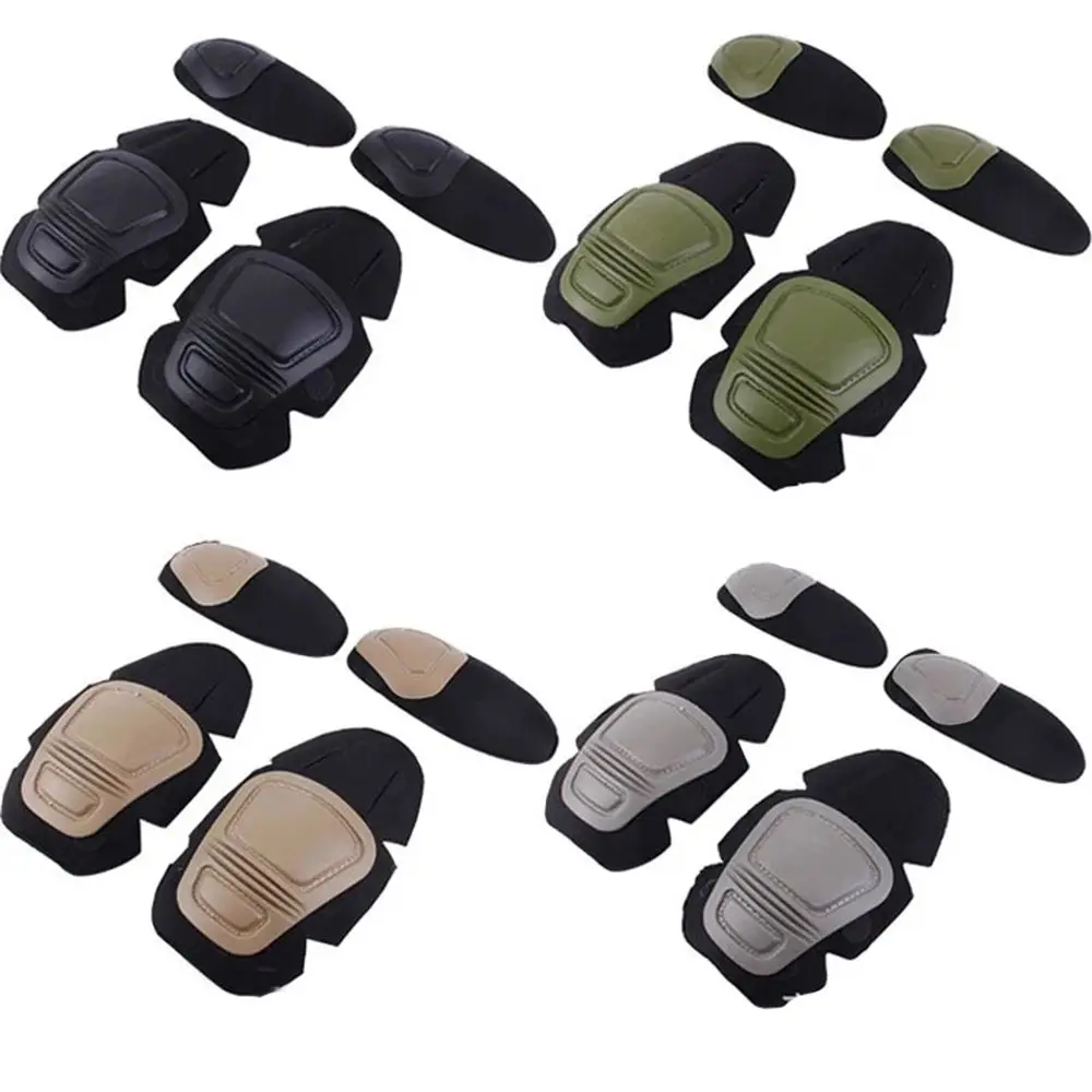 

Safety for Paintball Airsoft Kneepad Interpolated Knee Protector Set Military Elbow Support Knee Pads Elbow Pads Protector Pad