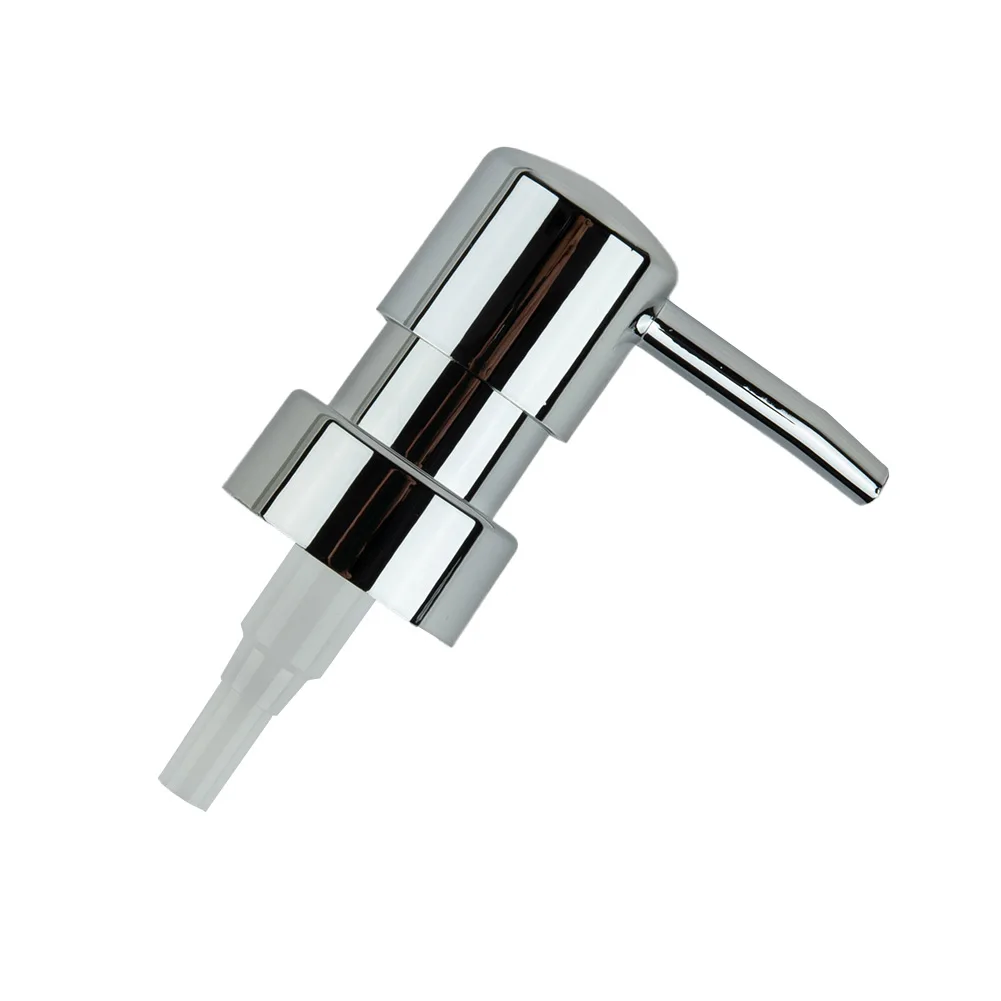 1set Soap Pump Liquid Pump Head Lotion Dispenser Head Round Head 28 Thread Bath Bottle Press Nozzle ABS Lotion Pump Head 4