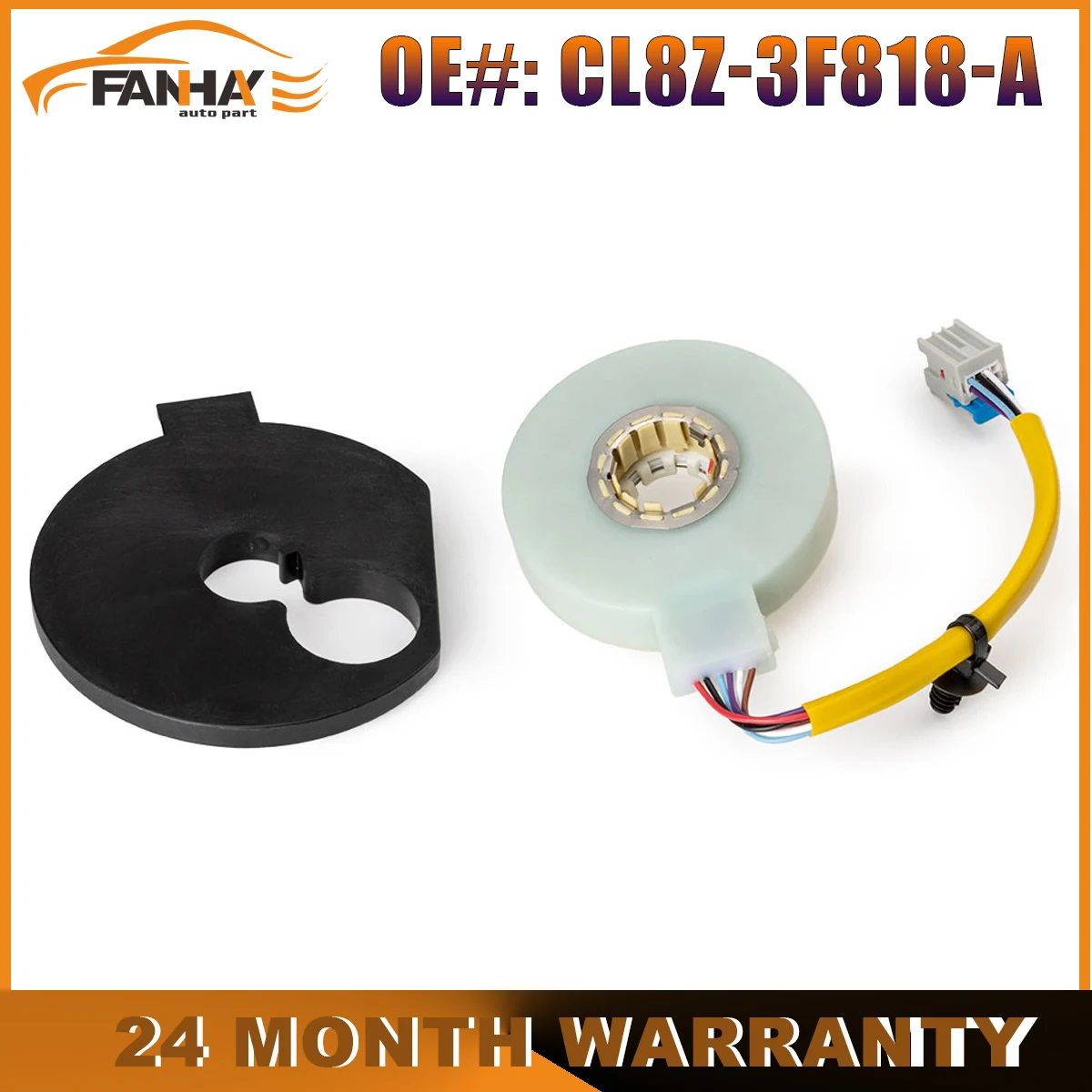 Sensore rotante di coppia del servosterzo nero per auto con allineamento per Mercury Mariner Ford Escape 2008-2012 CL8Z-3F818-A CL8Z3F818A