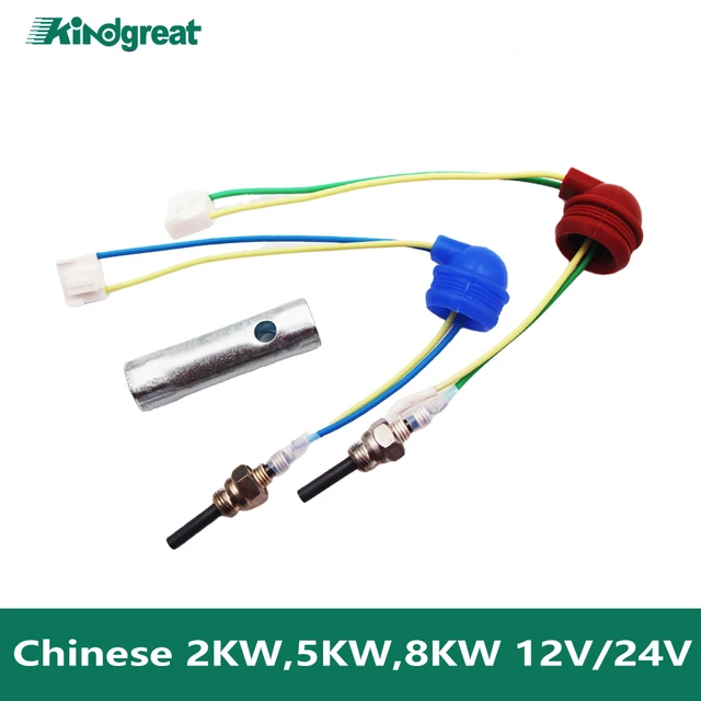 Webasto-Bougie de préchauffage pour chauffage de stationnement chinois,  broche en céramique enveloppée directement de l'usine, similaire à  Eberspacher, 12V, 24V, 2KW, 5KW, 8KW - AliExpress