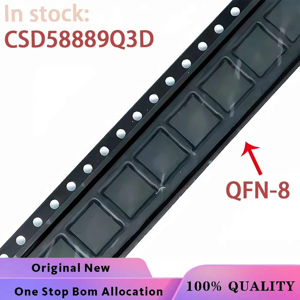 

(5PCS)100% New CSD58889Q3D CSD58889D 58889D QFN-8 Chipset
