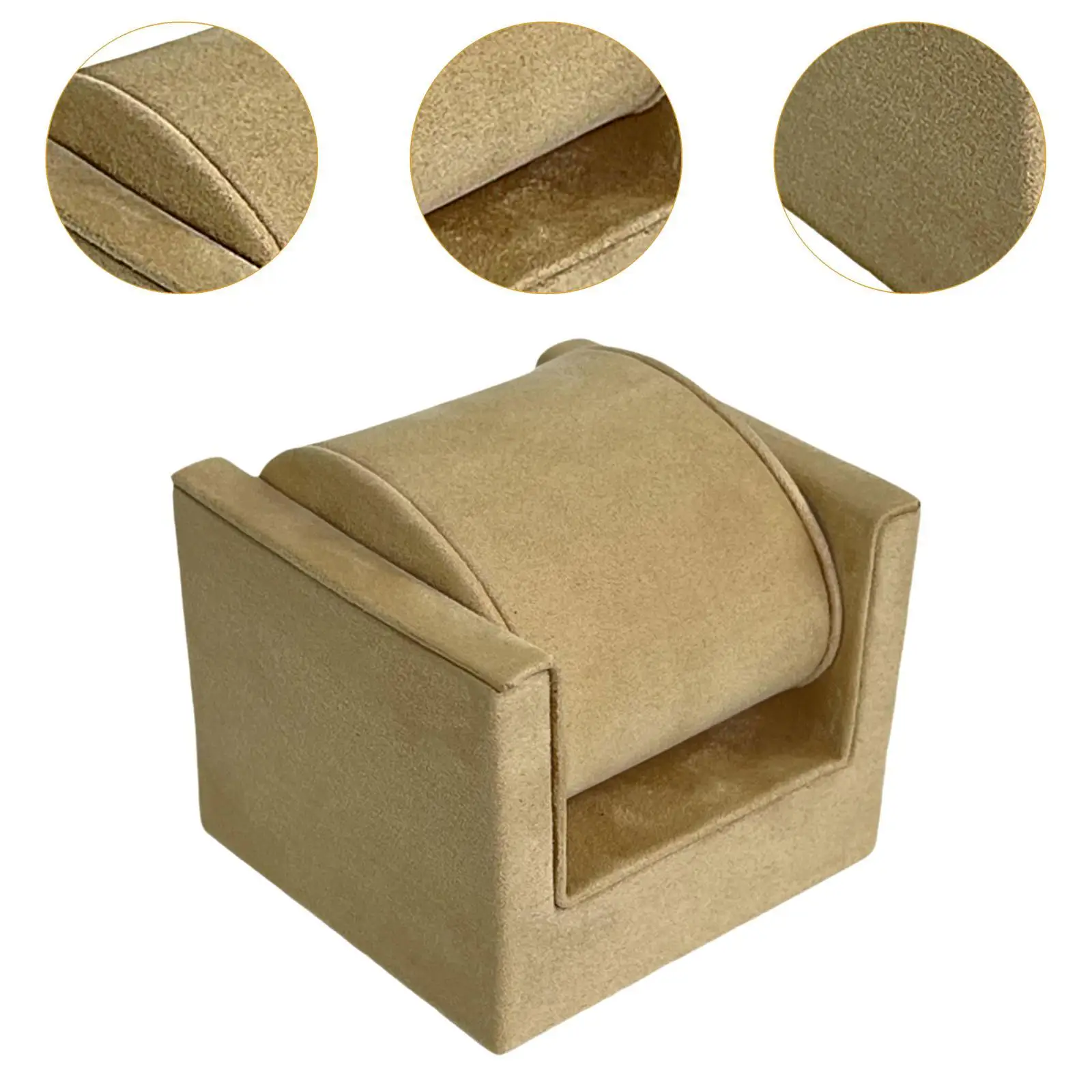 Watch Display Stand Velvet Bangle Holder Organizer for Countertop Store Home
