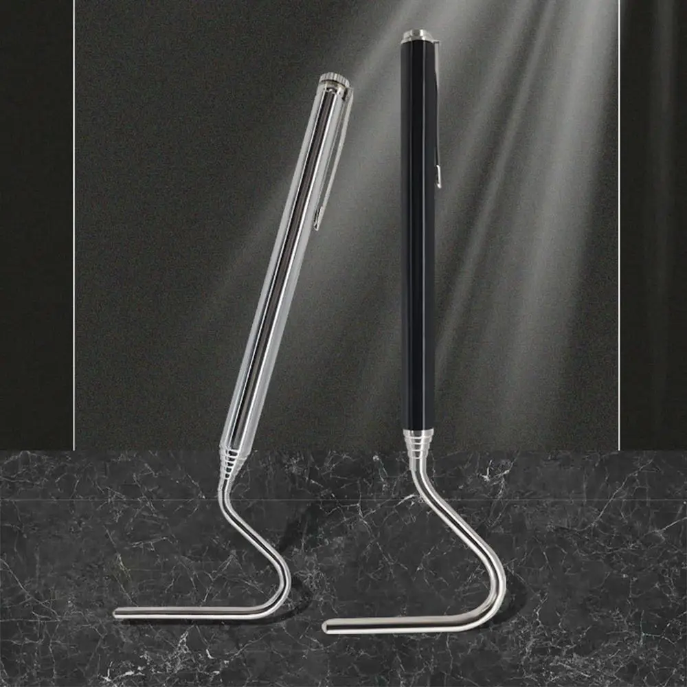 Adjustable Snake Hook Stainless Steel Retractable Reptile Catcher Rounded Head Long Handle Snake Catching Tool Camping