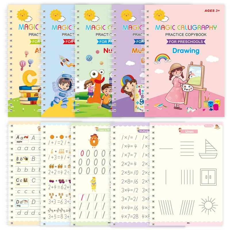 Reusable 3D Math & English Book 2