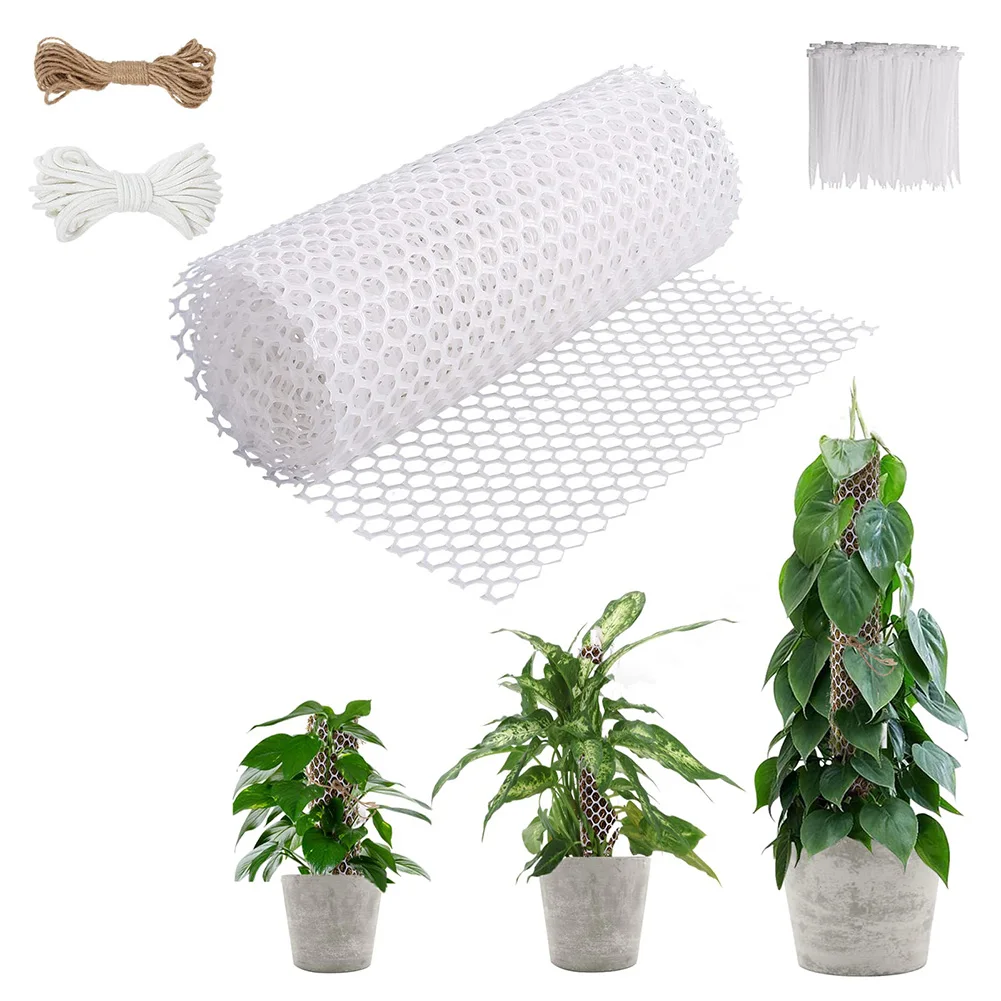 Plant Mesh Moss Pole Versatile DIY Moss Poles Plastic Moss Monstera