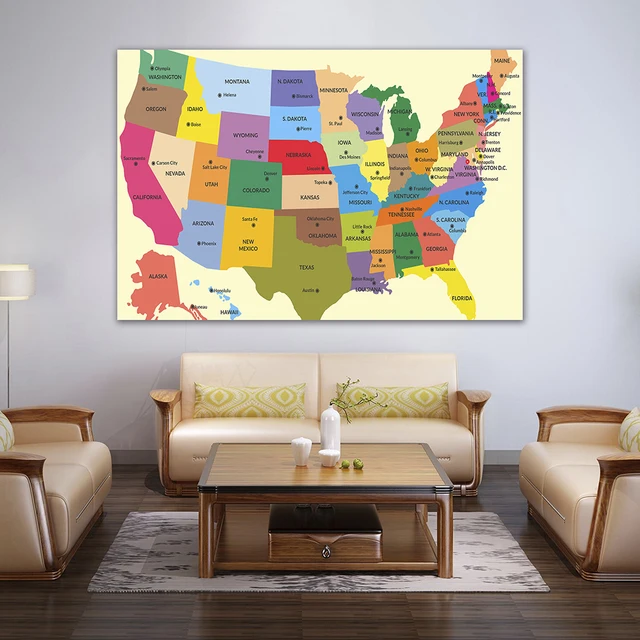 State Map - Florida Wall Art  Wall canvas, Canvas wall art, Fabric wall  decals