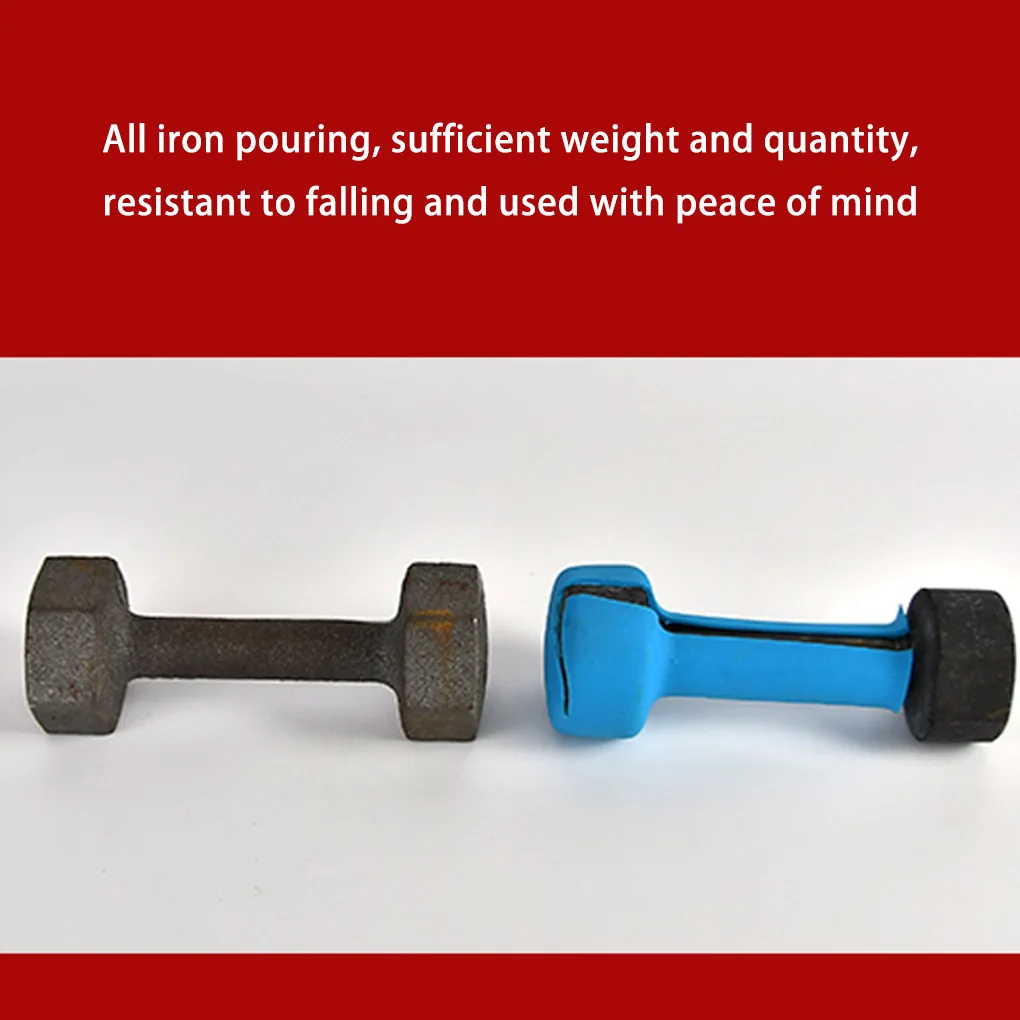 Neoprene Dumbbell Fitness Training with Non-Slide Hand Cast Iron Hand Bells Gym Yoga Exercise Weights Workout