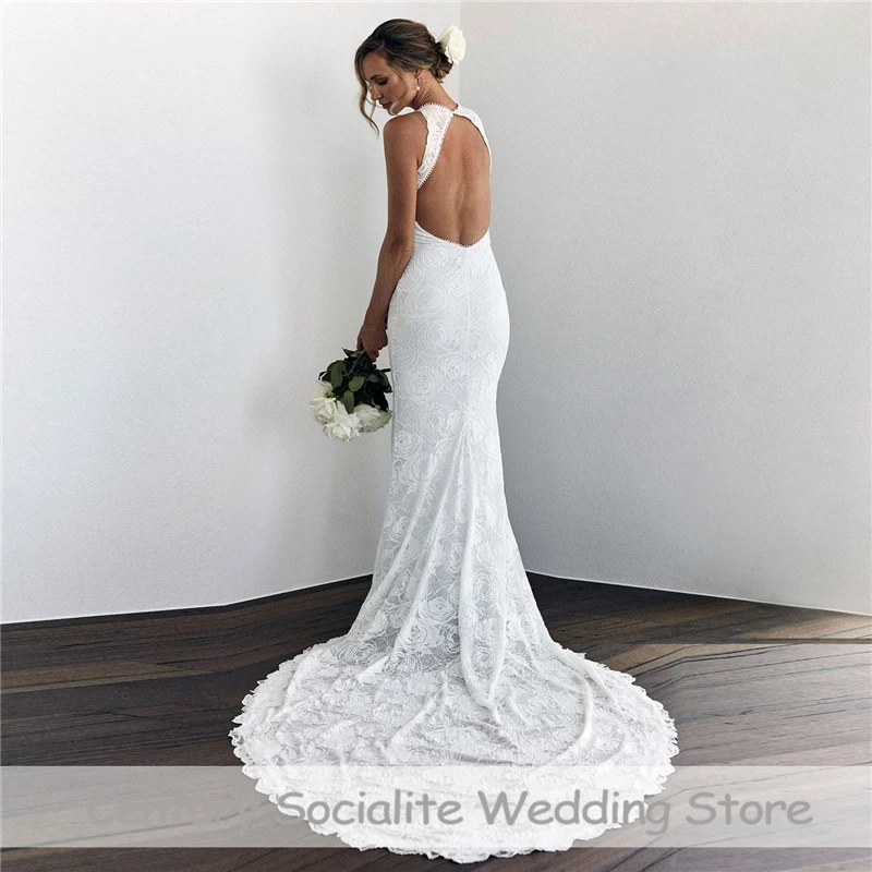  Pefantal Long Wedding Dresses for Women 2023 Tulle V Neck Lace  Backless Mermaid Wedding Dress for Bride with Slit : Clothing, Shoes &  Jewelry