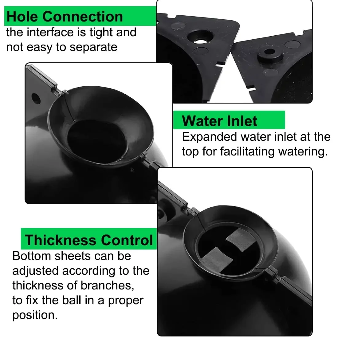 10PCS Plant Rooting Ball Air Layering Propagation Kit High Pressure Propagation Ball Growing Box For Garden Plant Grafting Tools