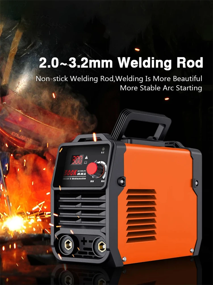 Portable Welding Machine 300K MMA Arc Welder Inverter Welding Machine 220V Mini Iron Electric Equipment Car Repair