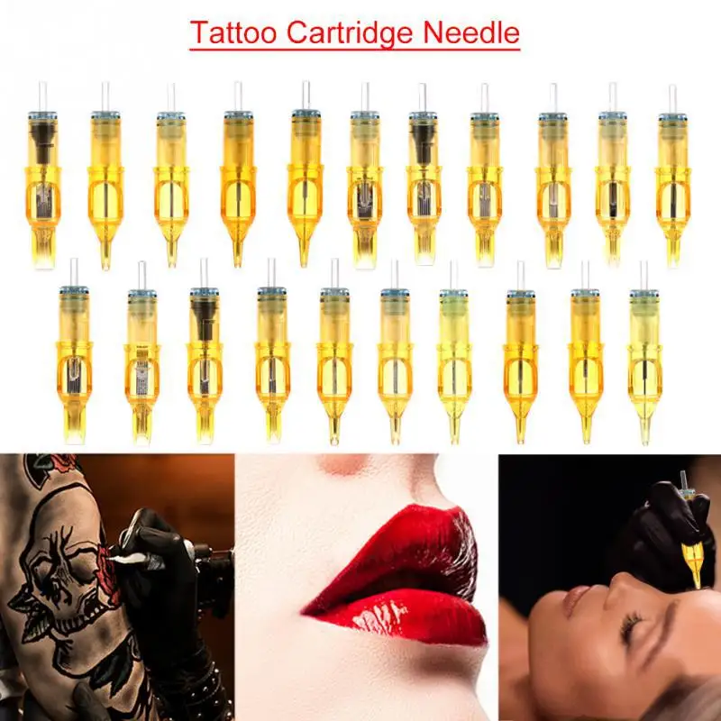

10pcs Disposable Tattoo Cartridge Needles Tattoo Makeup 1RL/3RL/5RL/7RL/3RS/5RS/7RS/5M1/7M1/9M1 Sterilized Safety Tattoo Needle