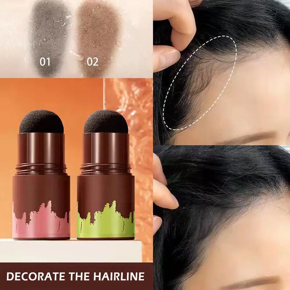 

Hair Line Shadow Stick Powder Waterproof Hair Edge Styling Tools Shadow Powder Hair Quick Black Eyebrow Coverage Brown Powd S9S7