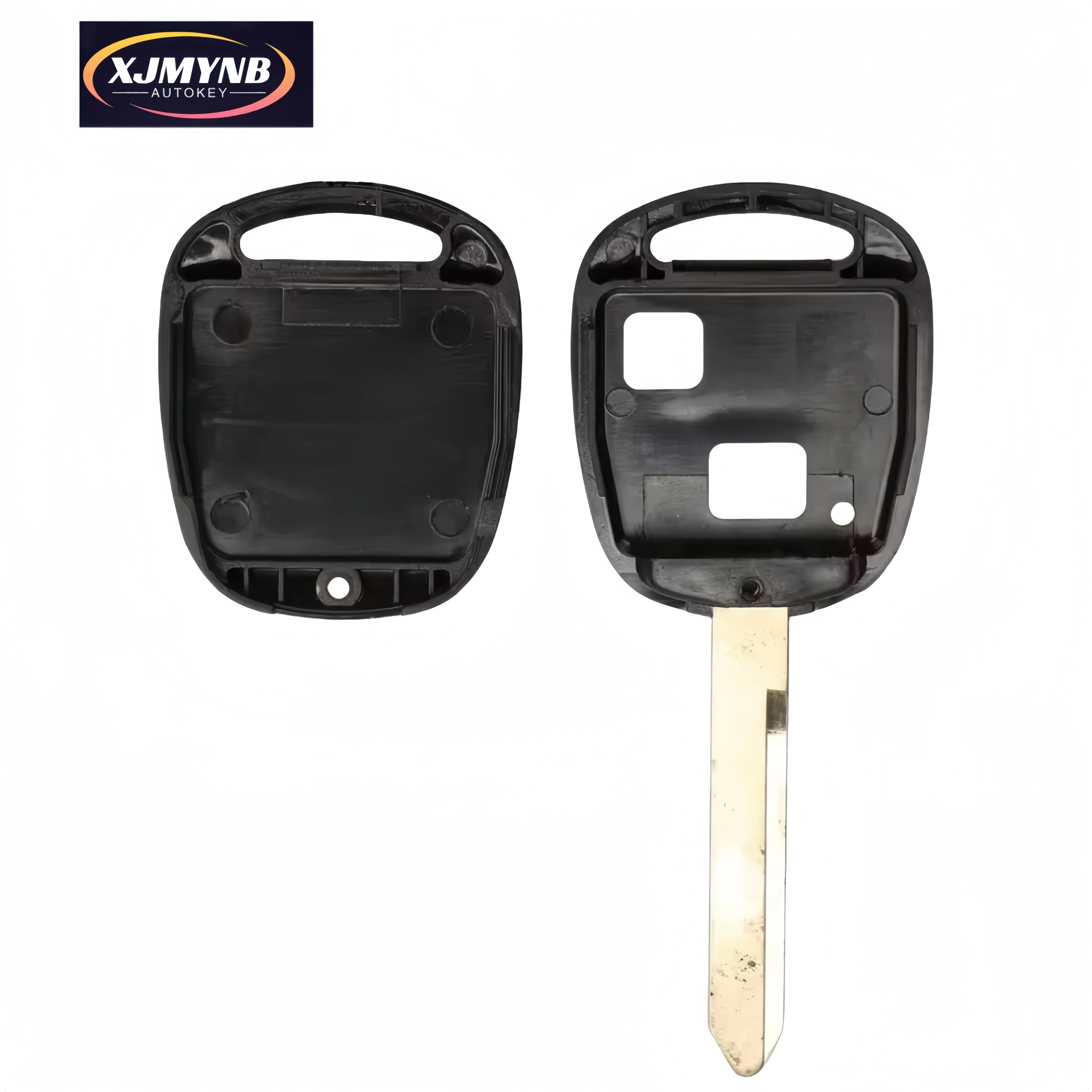 Premium 2-Button Remote Key Case Cover with Rubber Pad
