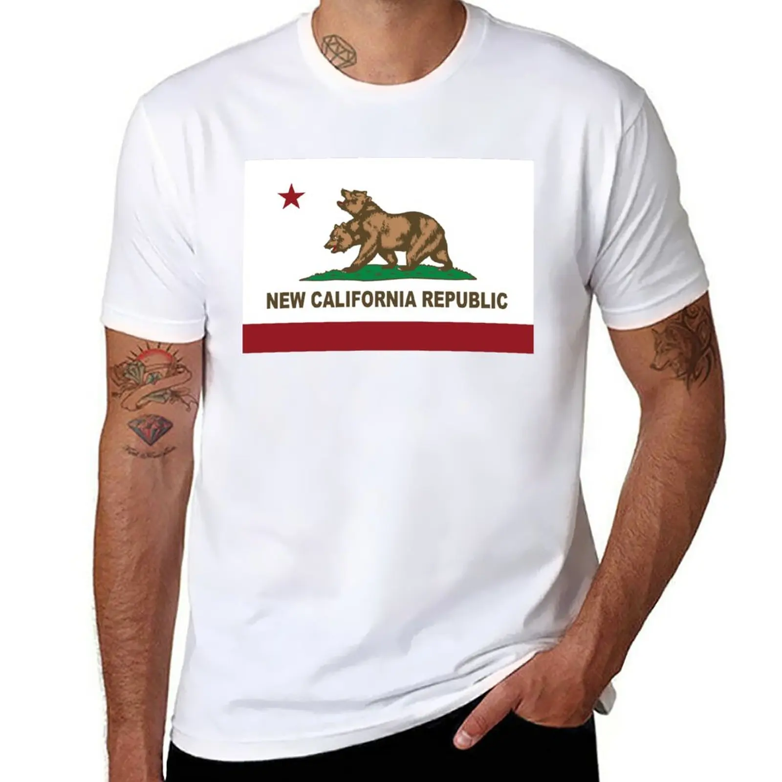 

New New California Republic Flag Original T-Shirt boys white t shirts custom t shirts men t shirts