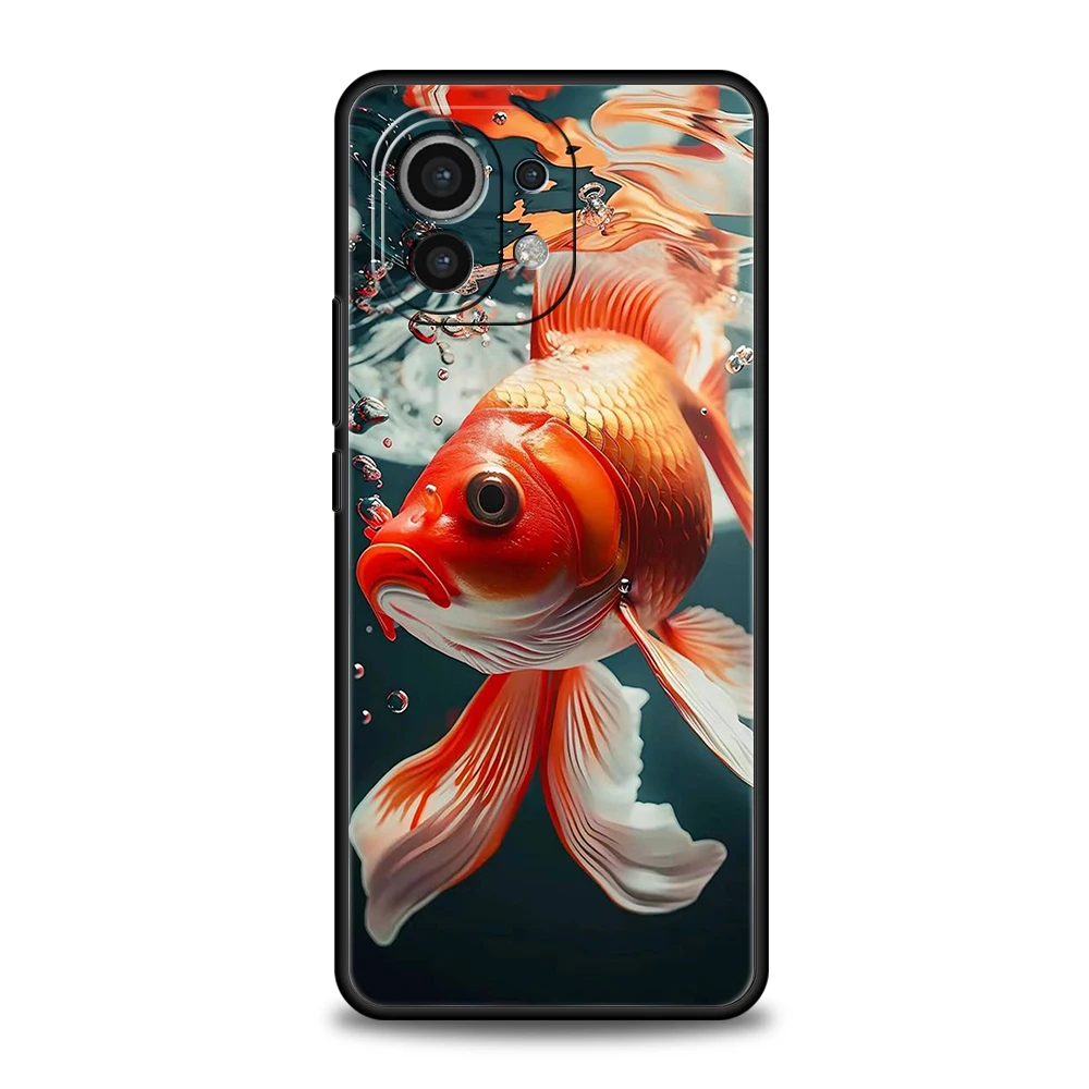 Cartoon Fisch Handy hülle für Xiaomi Mi 14 13 12 11 Ultra 13t 12t Poco C51 F3 F4 F5 X3 X4 NFC M3 Pro Lite 5g Silikon hülle Capas – Detail 7