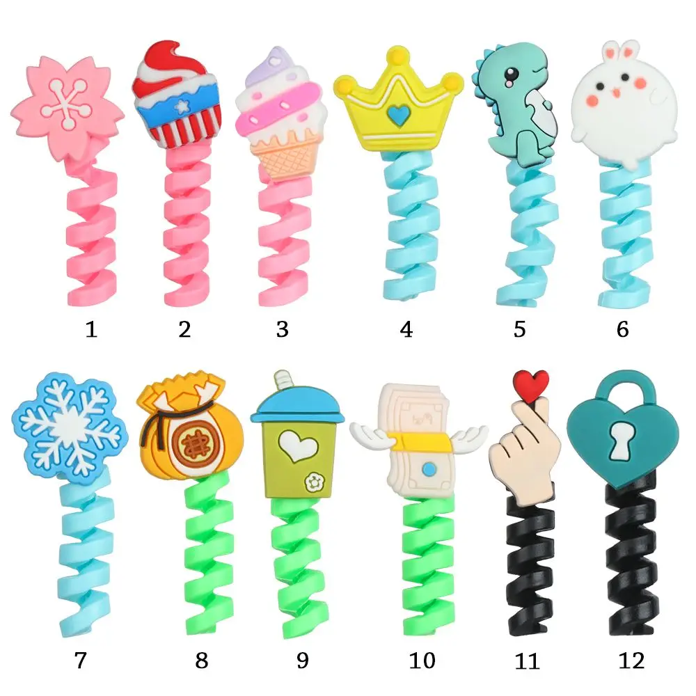 USB 보호 케이스 클립 충전 케이블 홀더 코드 보호기 데이터 라인 보호기 와인더 커버