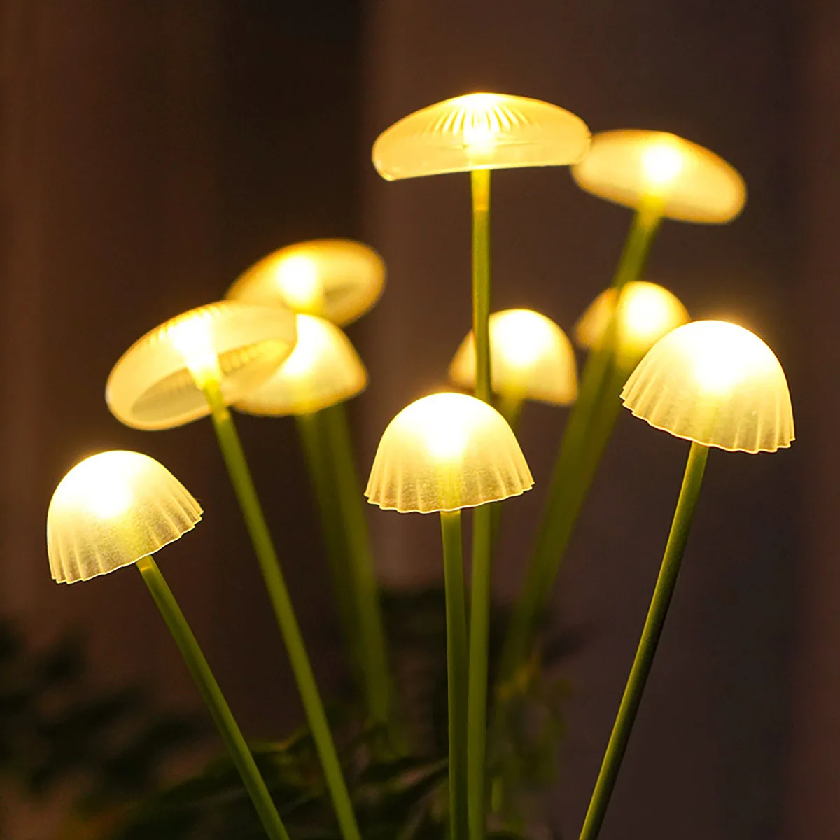 Waterproof Solar LED Mushroom Garden Lights for Outdoor Pathway and Yard Decor