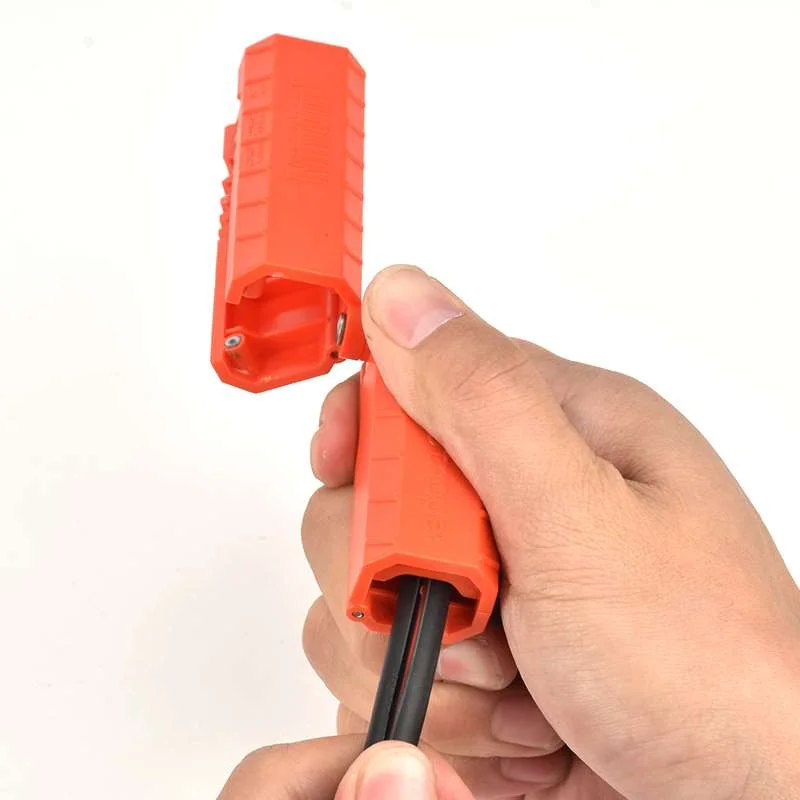 

Electrician Universal Wire Demolisher Mini Portable Stripper Crimper Pliers Cable Stripping Cutter Cutting Line Pocket Hand Tool