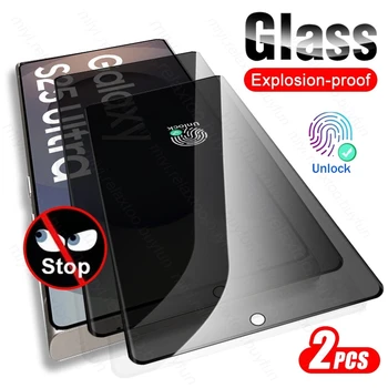 Pellicola Protettiva Anti-Spia S25Ultra (2 Pezzi) per Samsung Galaxy S25 S26 Ultra S25+ S26+ S25 Edge 5G, Vetro Temperato 9H con Protezione Privacy