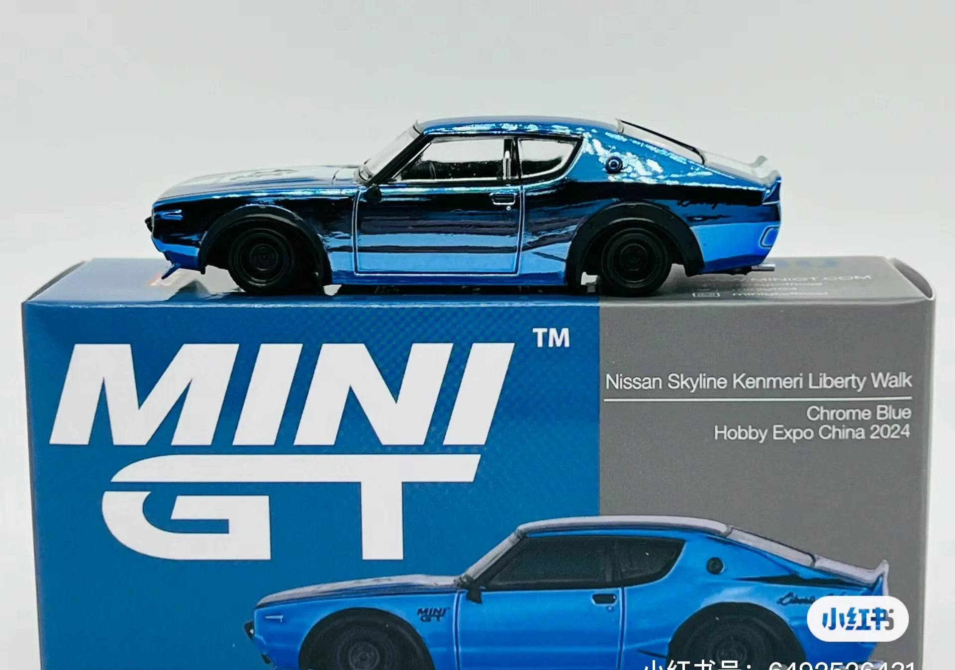 MINIGT-Auto Show Limite Skyline Kenmeri Diecast Model Car, 1:64 730, PEQUIM