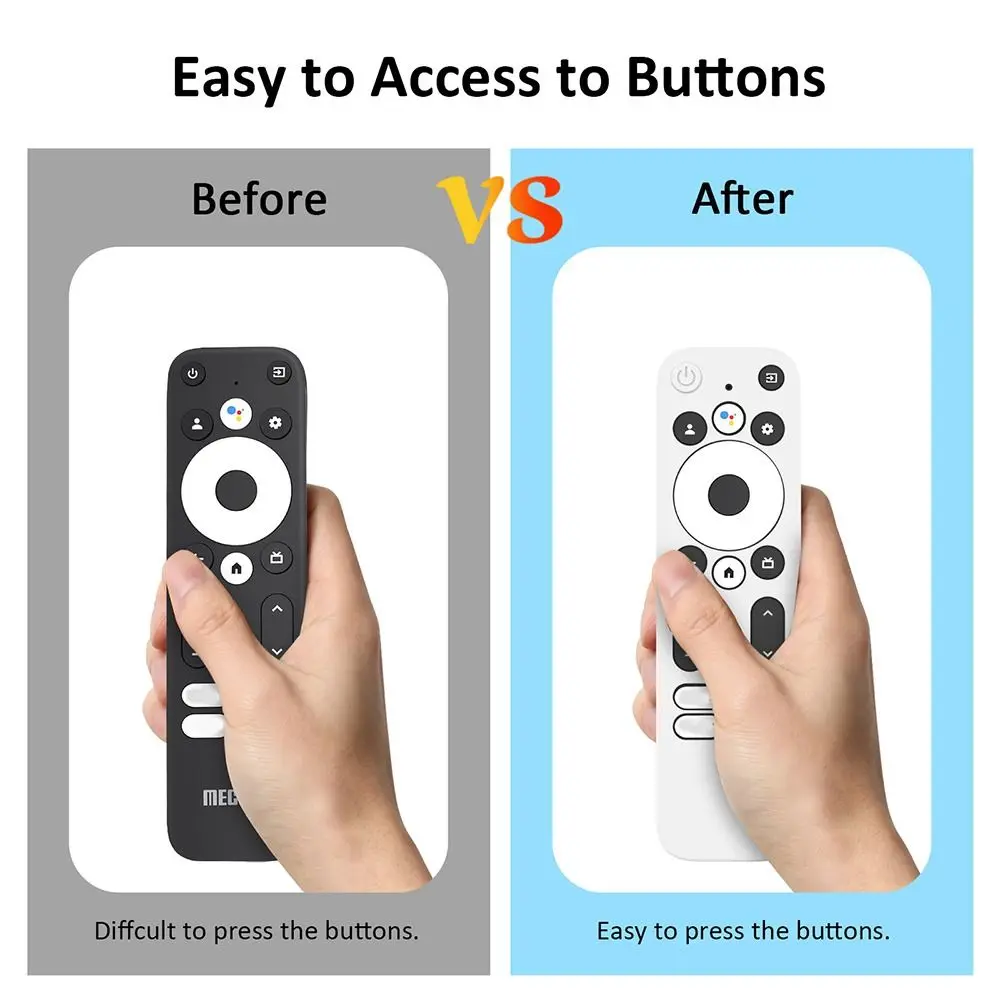 Silicone Remote Control Case Shockproof Plain Color Remote Protector Protective Case for Onn. Android TV FHD Streaming Stick silicone remote case silicone remote cover silicone remote sleeve remote controller cover silicone case protector