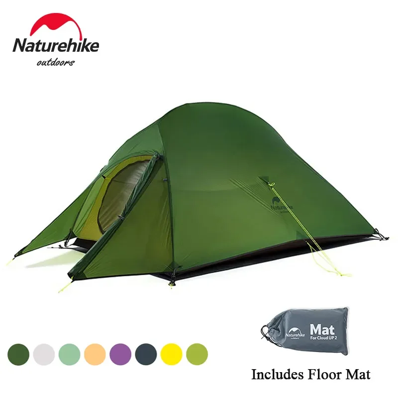 Naturehike Cloud Up 1 2 3 persone tenda 20D Nylon ultraleggero impermeabile tenda da campeggio escursionismo all'aperto pesca ciclismo tenda da spiaggia