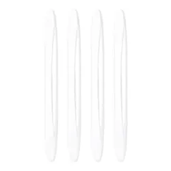 4 - Piece Flexible PVC Car Door Edge Protector Strip - Waterproof Self - Adhesive Anti - Collision Guard (Transparent 4pcs)