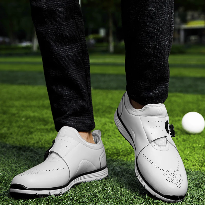 New Comfortable Golf Shoes, Non Slip and Breathable Running Shoes, Outdoor Leisure Golf Walking Training Shoes