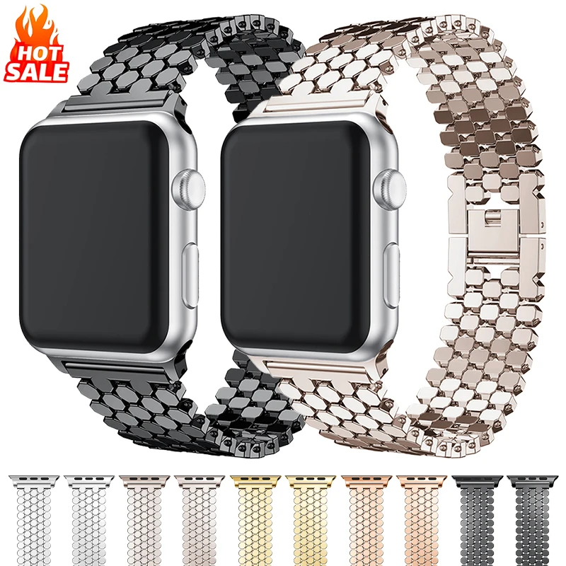 Elegant Metal Alloy Bracelet Strap