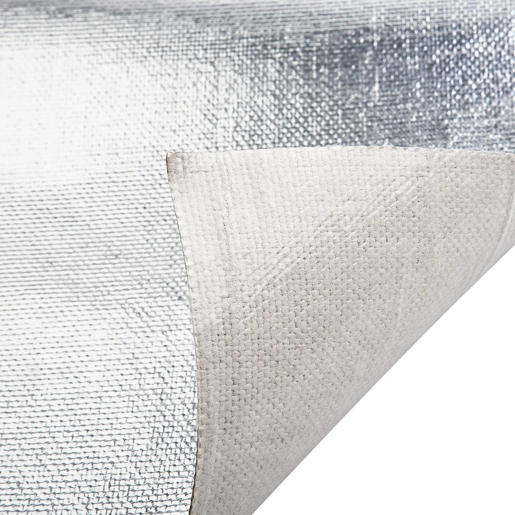 

Mat Car Heat Protection Film Accessory Heat Protection Heat Shield Insulation Pads Silver 25*50cm Sound Deadener