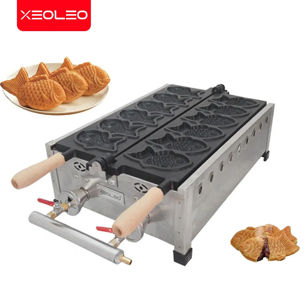 gas taiyaki waffle maker