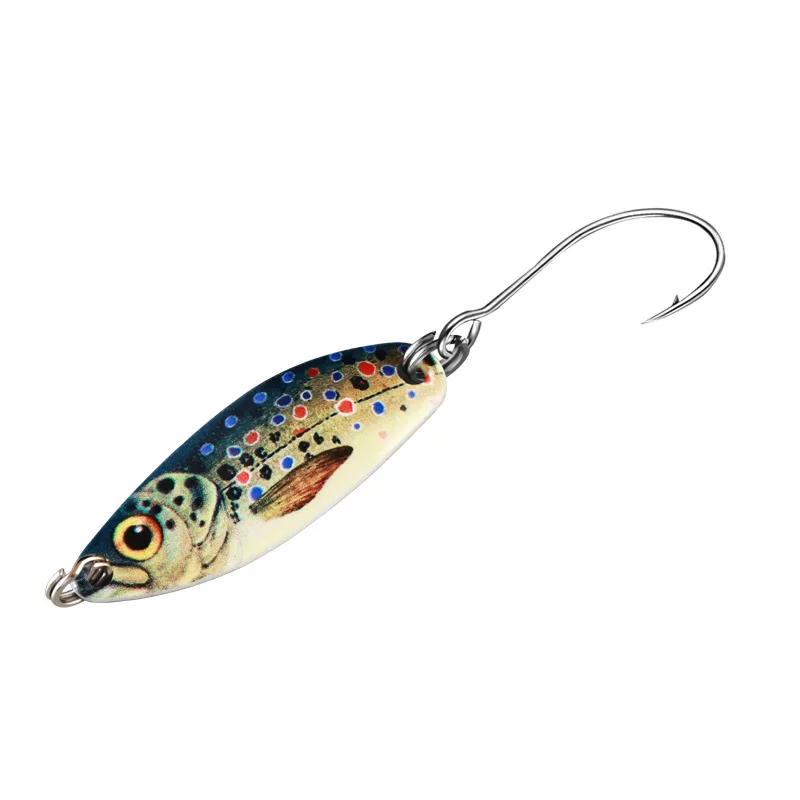 3g 5g Metal Spinner Lure casting Spoon ultralight freshwater brass metal  bait trout pike bass lake spinning pesca Hard Bait Set
