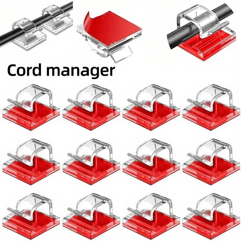 Cable Clamp Clips - Outdoor Cable Management & Storage Solutions (50/100 Pack)