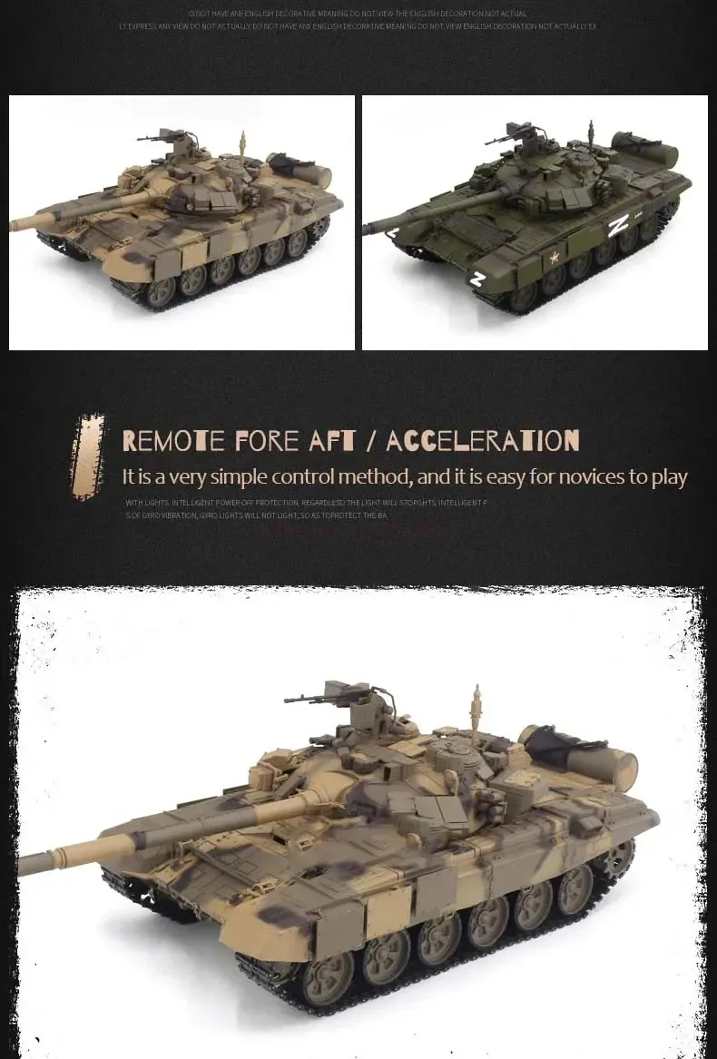 S30aa11f0a5994498a8d749b9f3c0f852R [업그레이드 버전] HENG LONG 1/16 7.0 메탈 러시아 T 90 메인 스테이션 탱크 RC 탱크 모델 3938 360도 포탑 투칸 시뮬레이션 모델 TH17847 SMT8