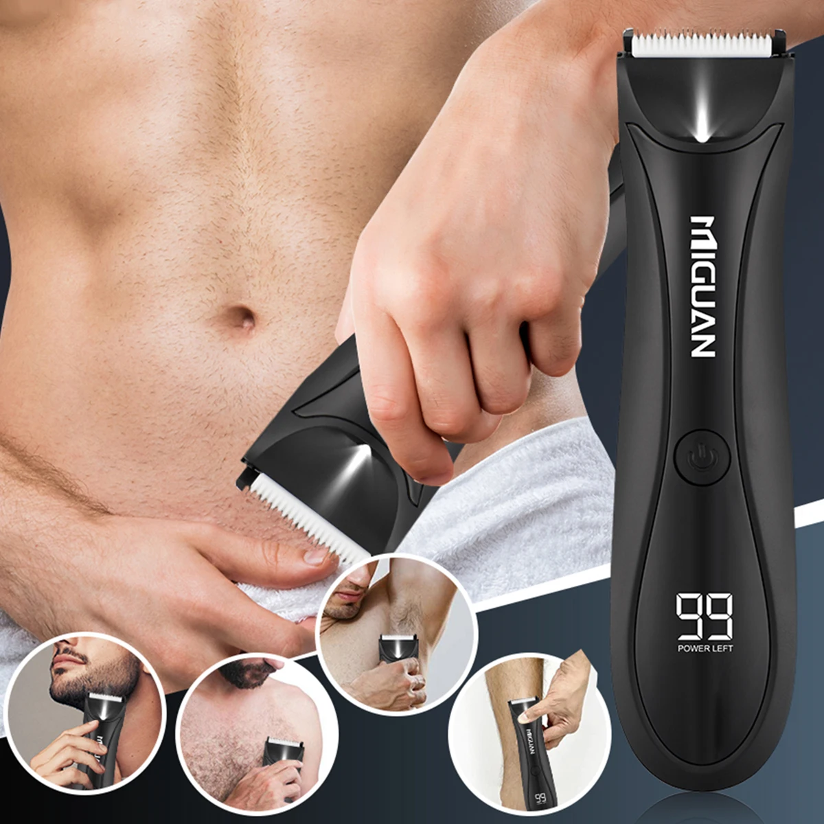 ماكينة تشذيب الجسم للرجال، ماكينة حلاقة كهربائية،...