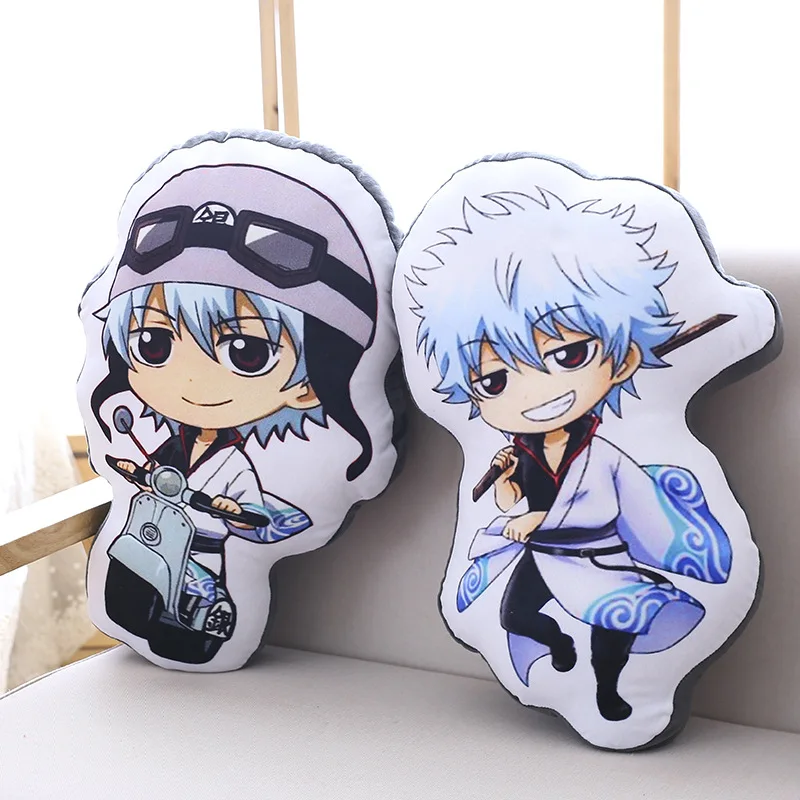 

50 см подушка для косплея аниме GINTAMA Sakata Gintoki Okita Sougo Hijikata Toushirou фигурка плюшевая кукла игрушки Рождественский подарок для друга