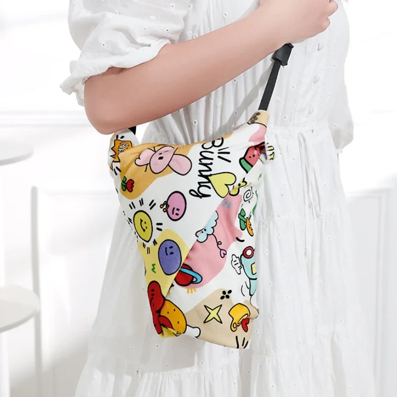 Magic Cloth Makeup Bag Camera Lens Wrapping Cloth Portable Patch Cloth Storage Bag Self-adhesive Organizing Storage Bag