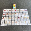 Children's Early Physical Cognition English Word Education Card  Animal Fruits Flashcards Montessori Baby Kids Early Educational 6