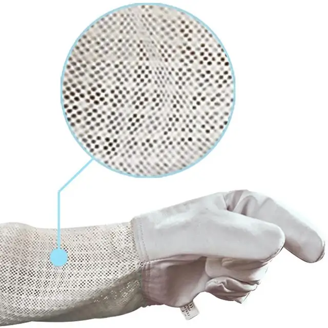 Méhészeti Kesztyűvédő Hüvelyek Szerszámok Kényelmes Lélegző Méhek Tartós Kesztyűs Felnőttek Férfiak Nők