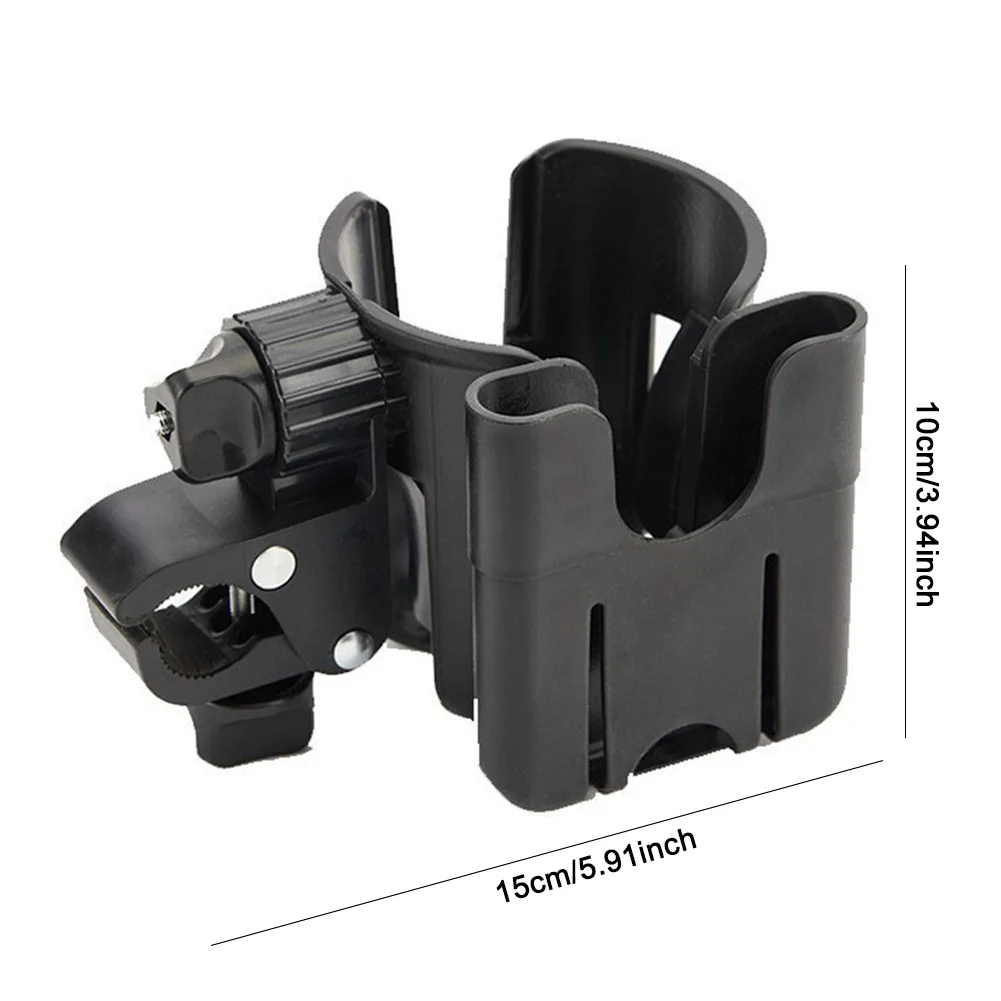 2-in-1 Cup Phone Holder Stroller Cup Holder with Phone Holder Bike Cup Holder Universal Cup Holder for Stroller Bike Golf Cart