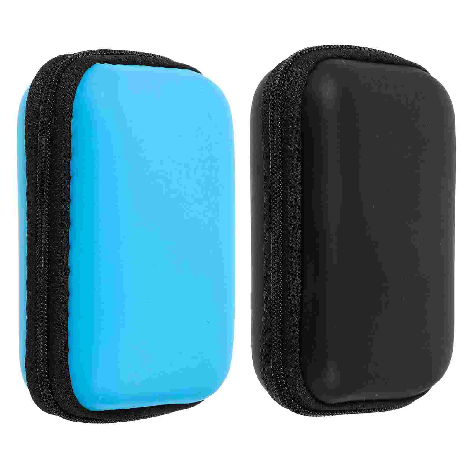 

2pcs Hard Drive Case Portable Hard Disk Protection Storage Box Computer Accessory