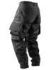 REINDEE LUSION 18AW FUNCTION WATERPROOF BLACK cargo pants with straps large pockets techwear darkwear trouser 5