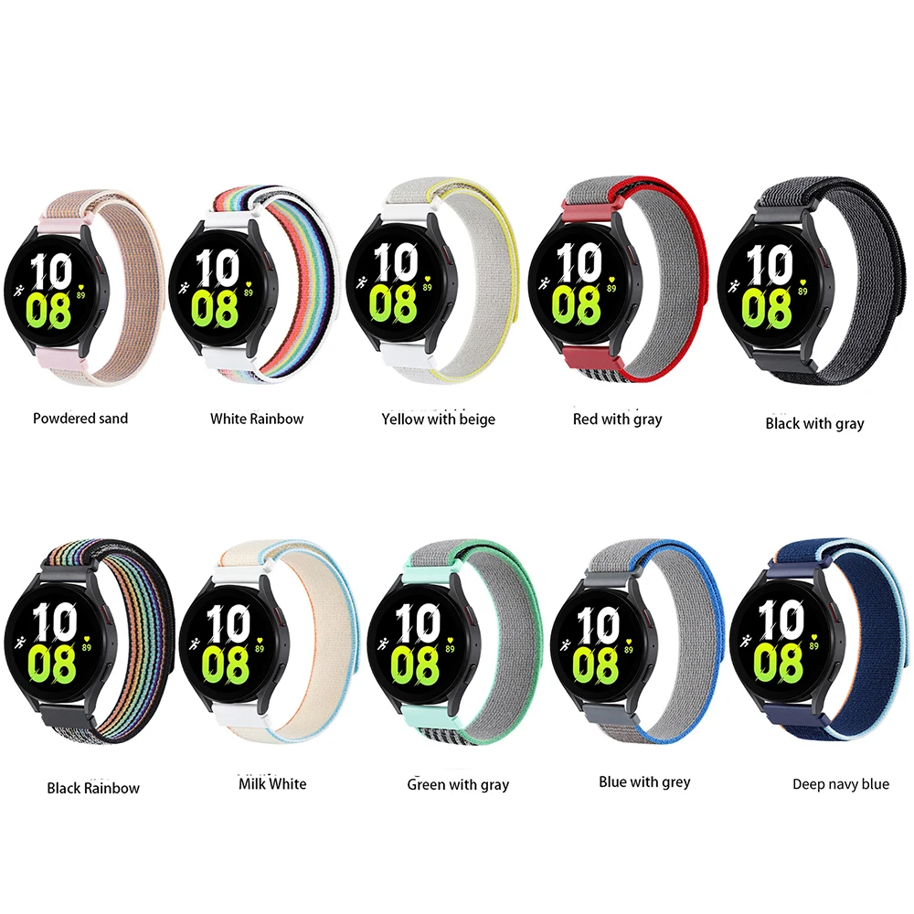 Adjustable Nylon Loop Strap Bracelet