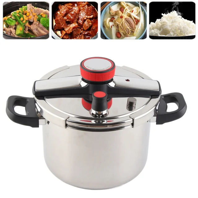 Large Pressure Cooker Household 304 Stainless Steel Pressure Cooker Multi Functional Explosion Proof Pressure Cooker 5
