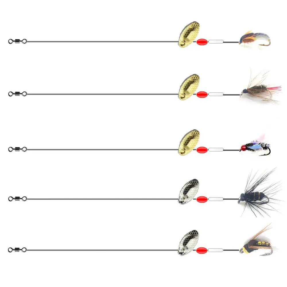 Trout Fly Fishing Flies Collection Realistic Flies Dry Wet Nymph Streamers  Fly 12 Pcs Flys Lures Kits