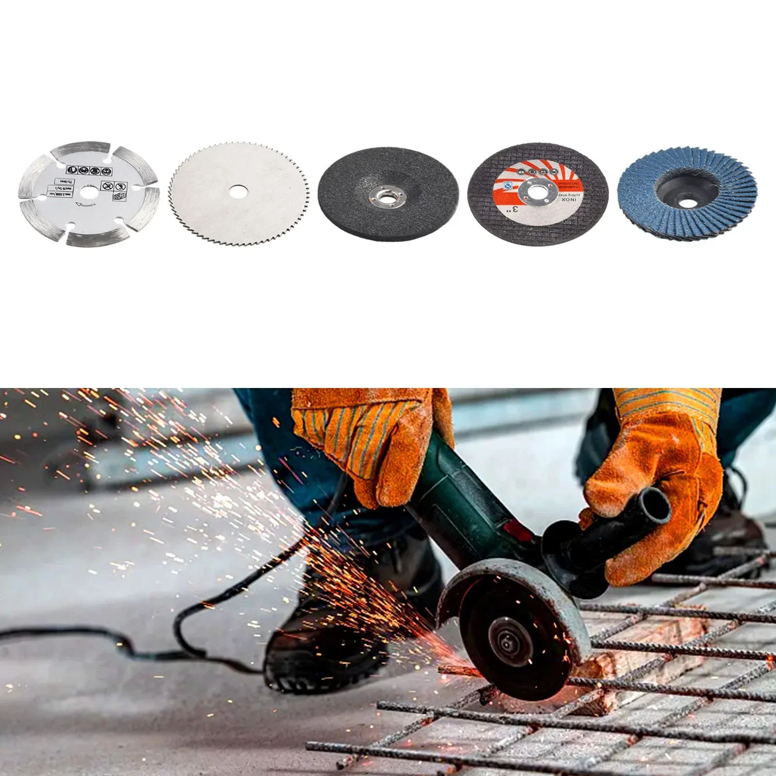 

Wood Polishing Ceramic Tile Grinding Wheel Attachment Blade Circular Cutting High Hardness High Strength Metal