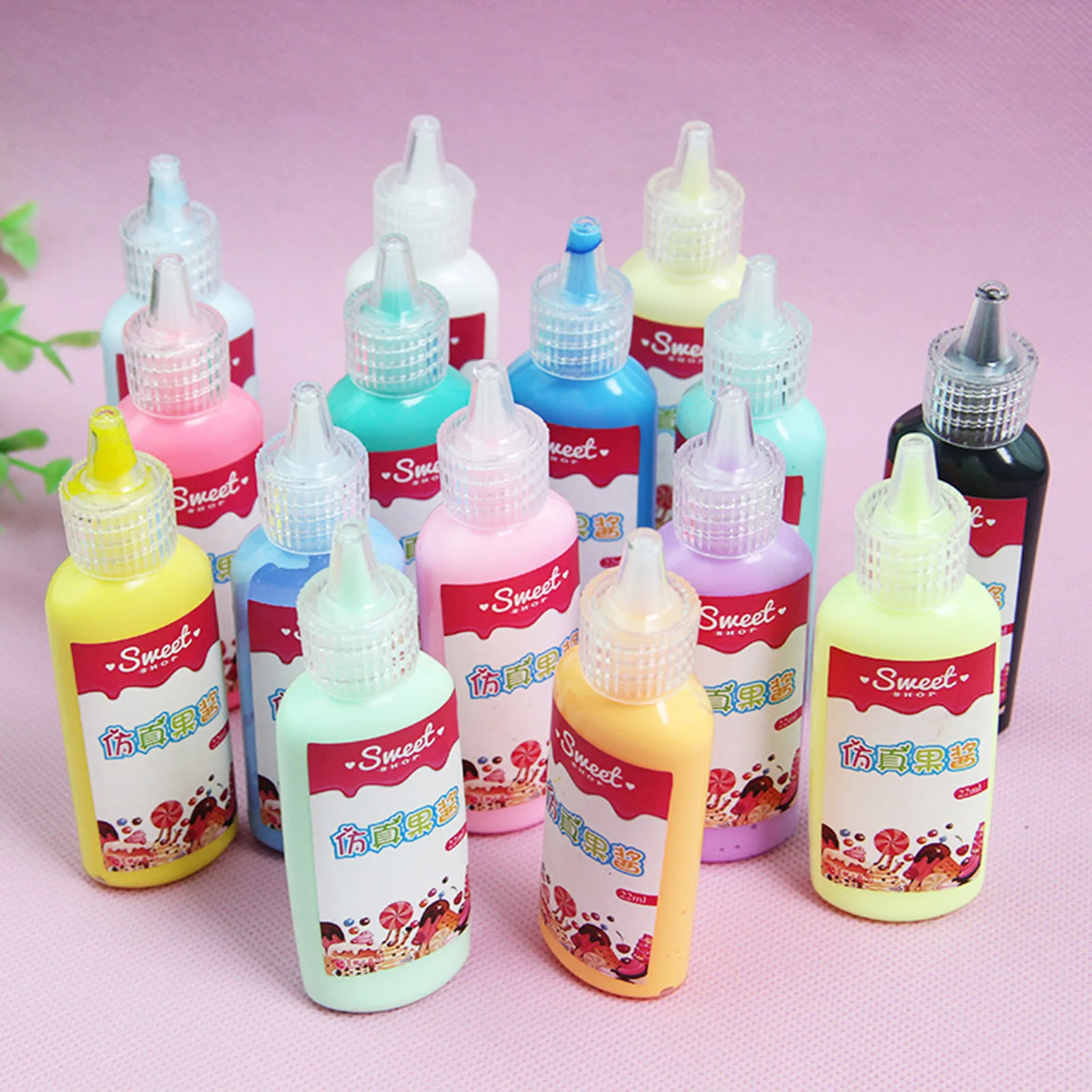 22ml Resin DIY Cream Fake Whipped Clay Glue Gel Mobile Shell DIY Craft Soft Clay Decoration Imitation Jam 9.5cm x 3cm, 1 Piece